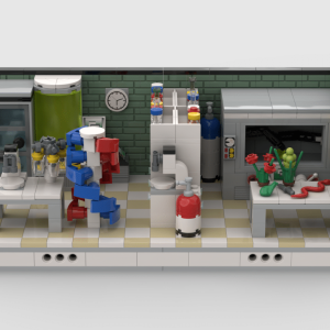 Lego® Custom Instructions Biology Lab