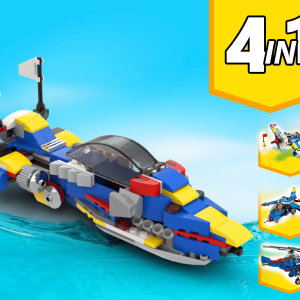 Custom Instructions 31094 Speed Boat Alternative Build