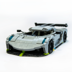 LEGO® Custom Instructions Koenigsegg Jesko 1:16 scale gray
