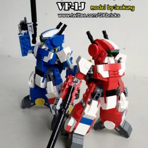 Lego® Instructions ROBOTECH MACROSS VALKYRIE VF-1J MAX and MALIA