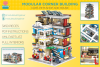 Custom instructions MODULAR CORNER BUILDING LEGO – Café, Pets Shop and House