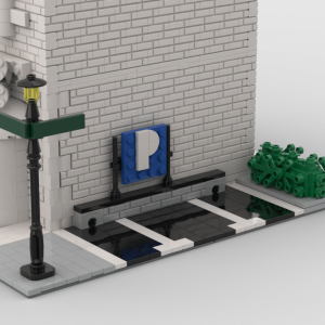 Lego® Instructions Modular Corner Parking | Turn every modular model into a corner