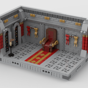 Lego® Custom Instructions Throne room + expansion