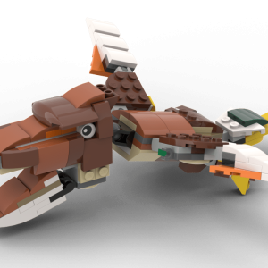 Custom Instructions 31044 Pterodactyl Dinosaur Alternative Build