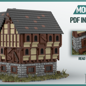 LEGO® MOC Medieval House #3 (Tavern) | PDF instructions (NO PARTS)