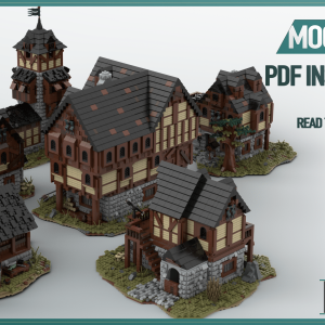 LEGO® MOC Medieval Village | PDF instructions (NO PARTS)