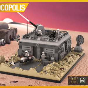 Lego® moc Instructions Star Wars Base (Outpost) on Tatooine | PDF instructions (NO PARTS)