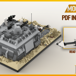 Lego® moc Instructions Star Wars Base (Outpost) on Tatooine | PDF instructions (NO PARTS)