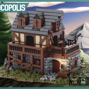 LEGO® MOC Medieval House #2 (Inn) | PDF instructions (NO PARTS)