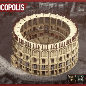 LEGO® MOC Custom Castle (Colosseum) | PDF instructions (NO PARTS)