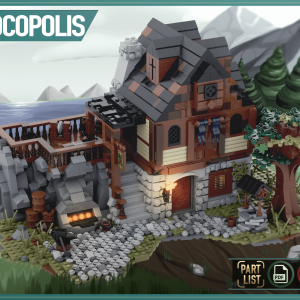 LEGO® MOC Medieval Smithy | PDF instructions (NO PARTS)