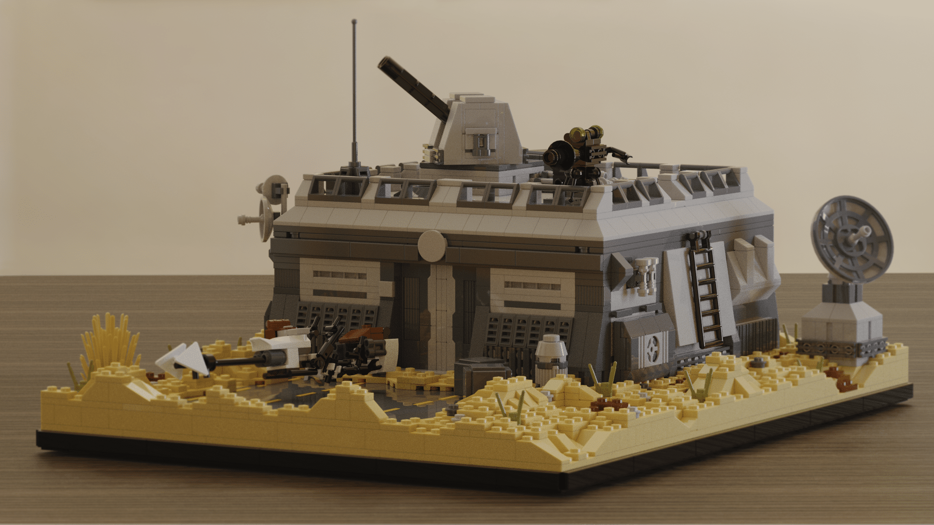 Lego® moc Instructions Base (Outpost) on Tatooine | PDF instructions (NO PARTS)