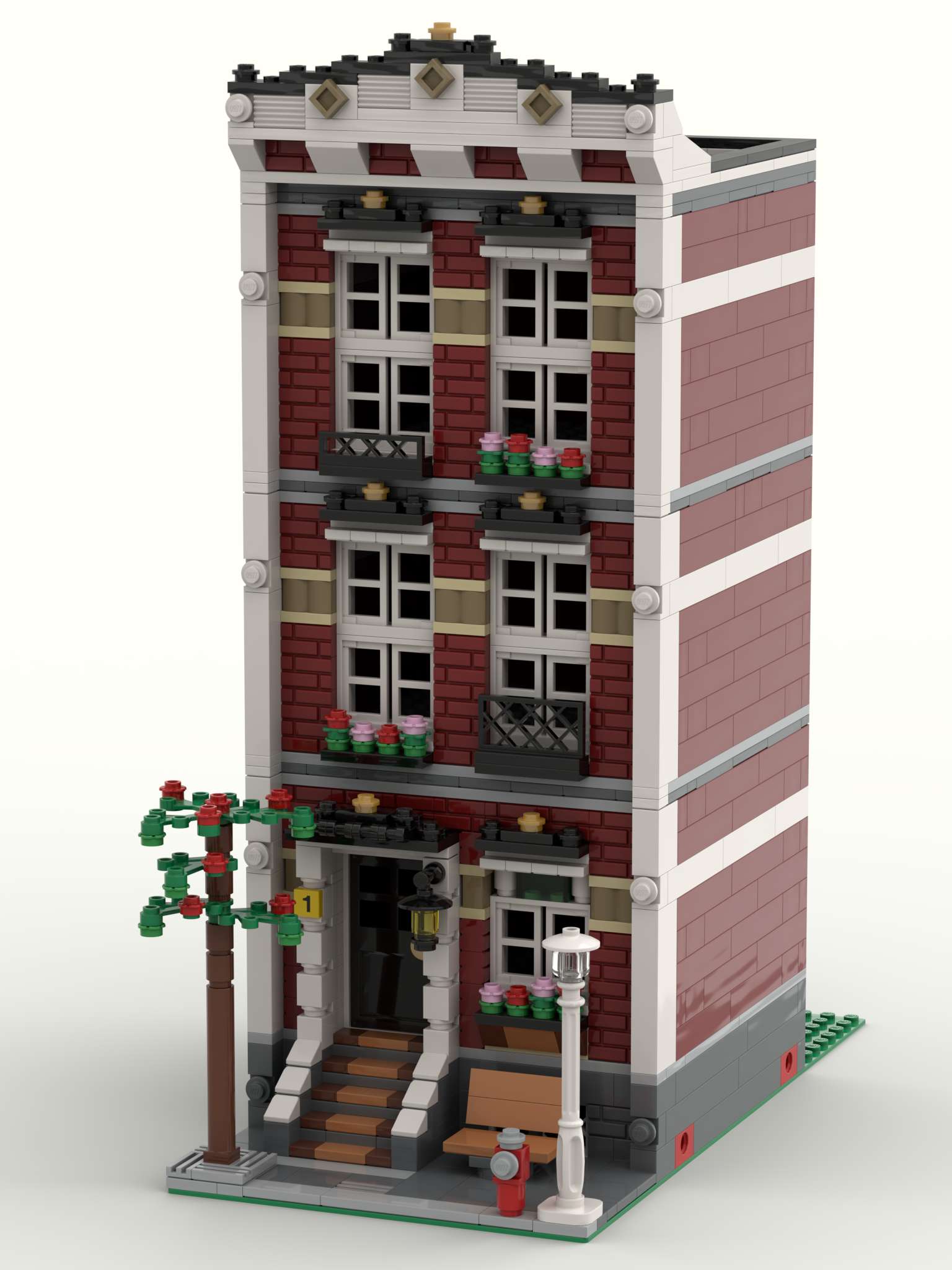 scramble initial Hub Lego® Instructions Modular Townhouse A4