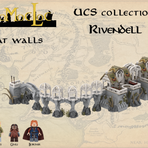 LEGO® instructions UCS Rivendell - Great Walls