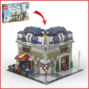 Custom Instructions 10243 Modern Museum Modular Corner Alternative Build