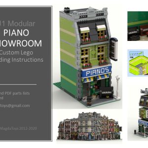 Lego® Instructions Modular Piano Showroom J1