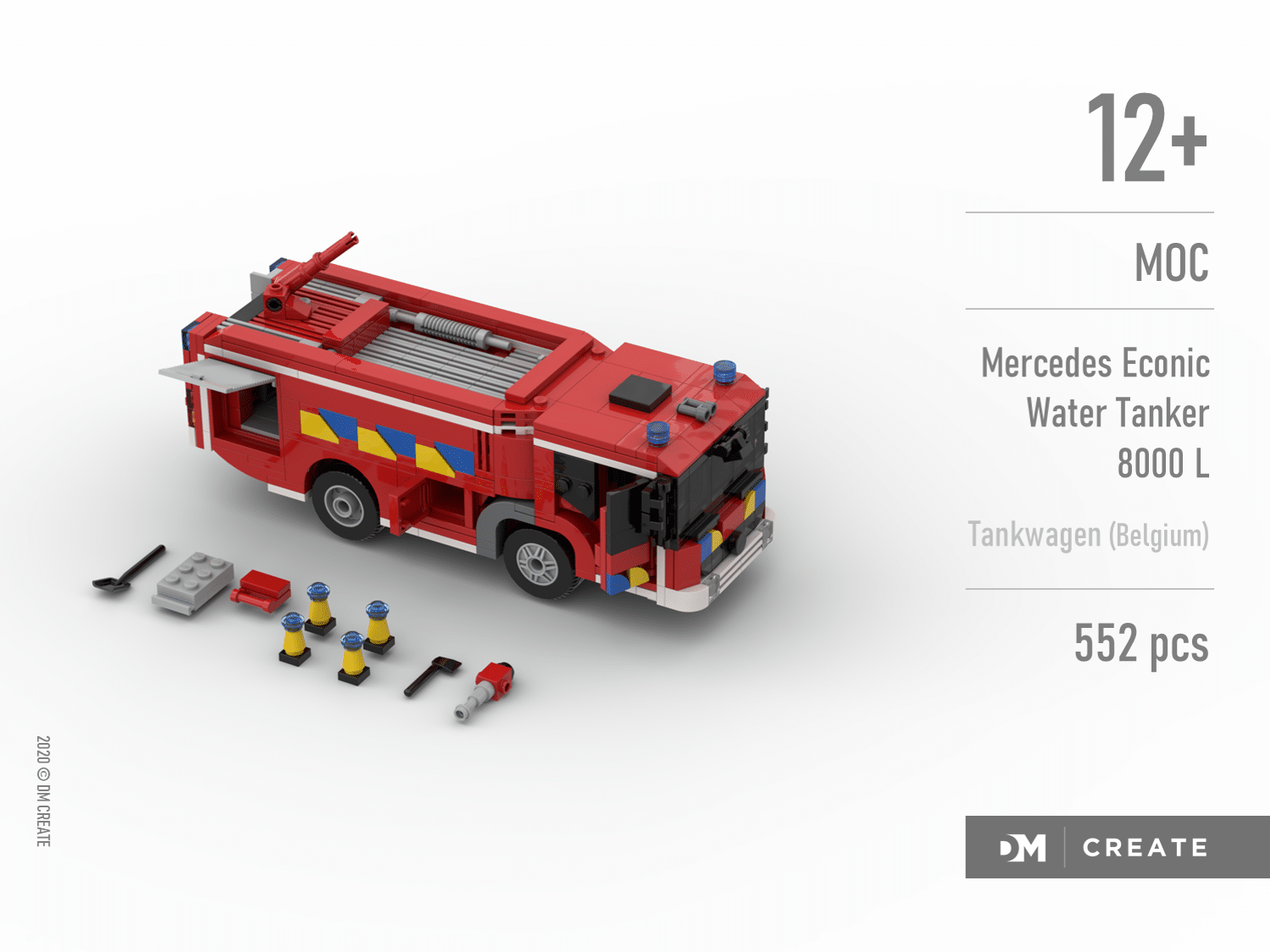lego custom fire truck