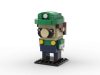 Luigi BrickHeadz Instructions