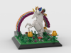 Unicorn with rainbow Instructions
