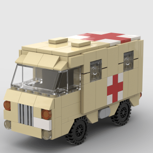 Lego® Instructions Land Rover 101 ambulance