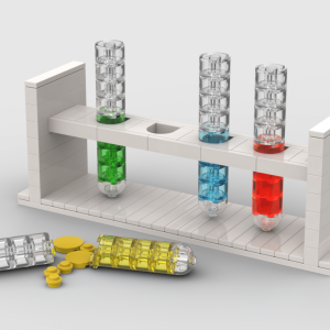 Lego® Custom Instructions Test tubes