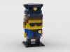 Police Man BrickHeadz Instructions