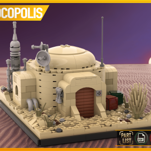LEGO® MOC Star Wars Owen Lars' Home on Tatooine | PDF instructions (NO PARTS)