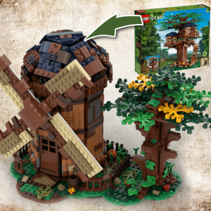 Custom Instructions 21318 windmill Alternative Build