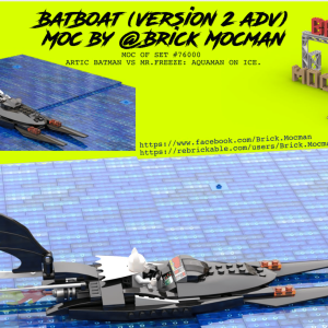 Instructions Batman's Batboat MOC by @Brick.Mocman