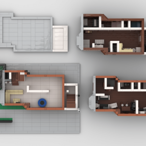 Lego® Custom Instructions Chicago House Big Size