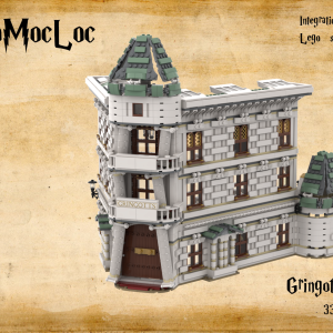 LEGO® instructions Harry Potter – Gringotts Bank & Ukranian Ironbelly Dragon