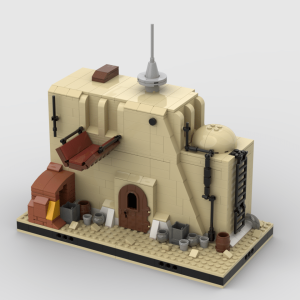 Lego® Instructions Desert Junk Store #5 for a Modular Desert space village