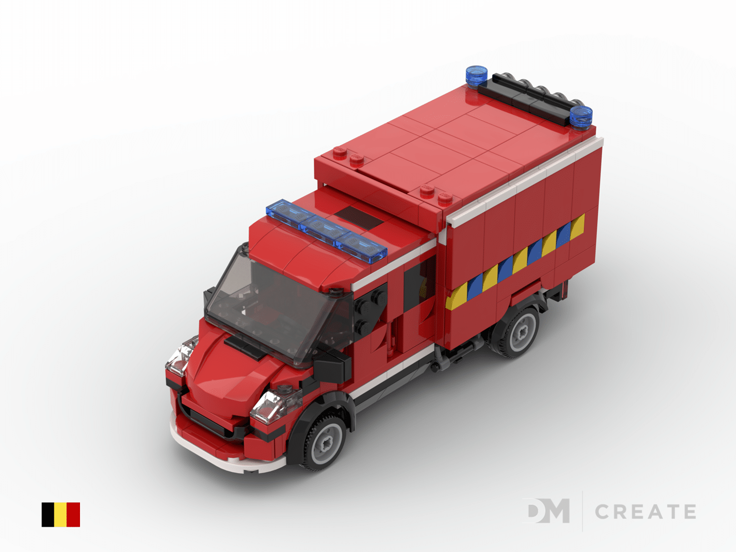 lego fire truck custom