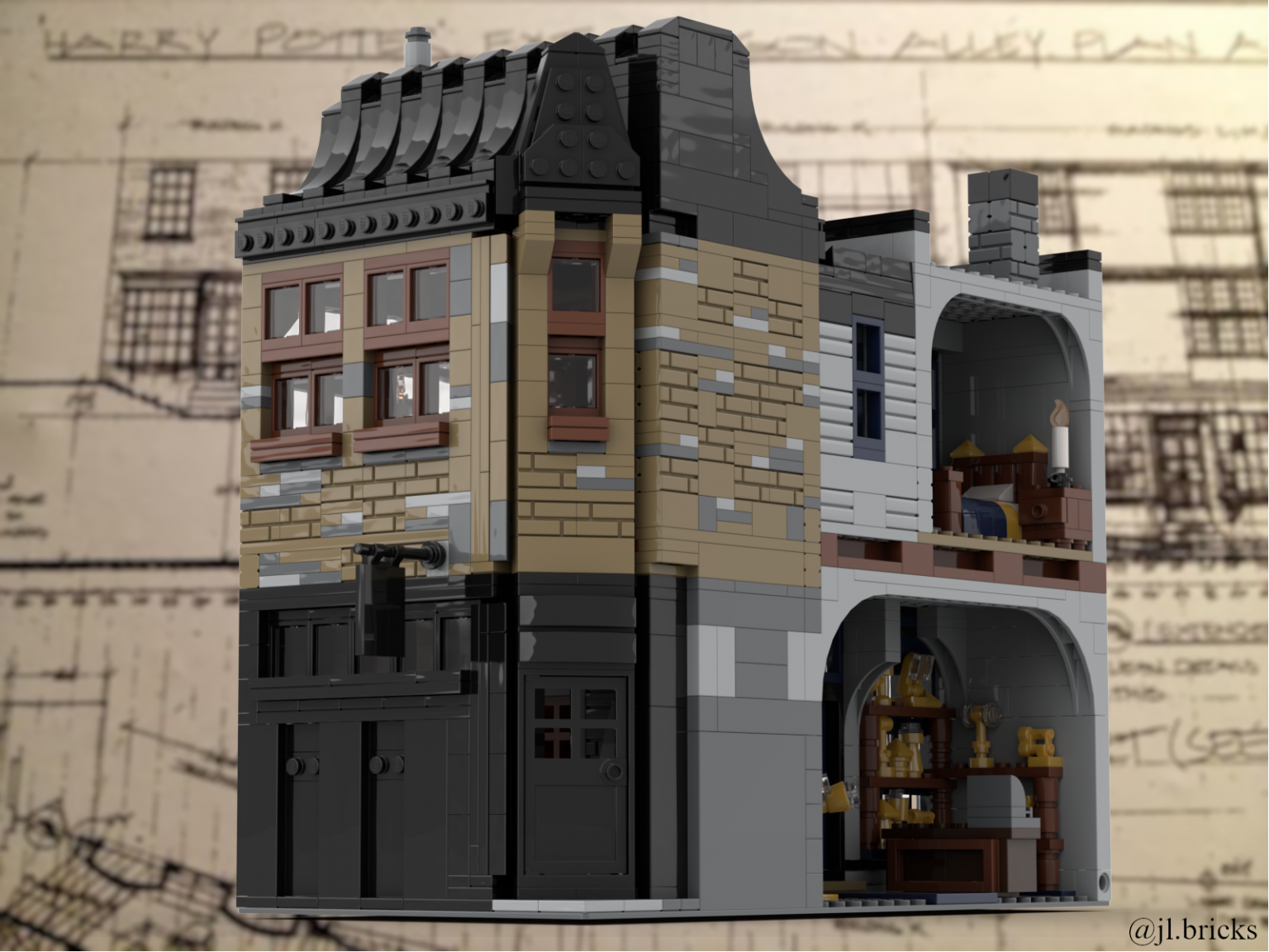 harry potter lego the leaky cauldron