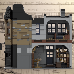 Lego® Instructions  Leaky Cauldron & Wiseacre’s Wizarding Equipment (Diagon Alley)