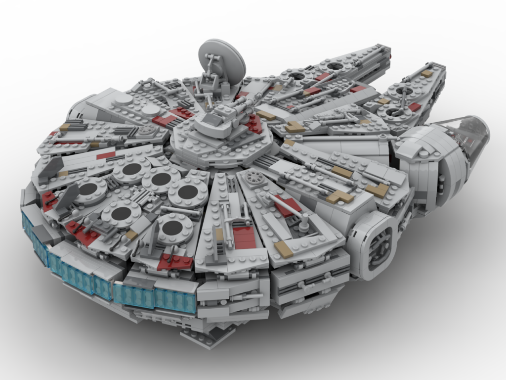 Instructions Millennium Falcon_75105_modified version