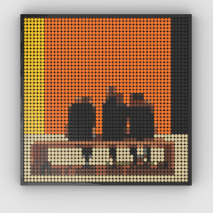Lego® Custom Instructions People sitting on a bench Photo Art