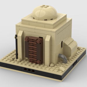 Lego® Instructions Desert House #1 for a Modular Desert space village