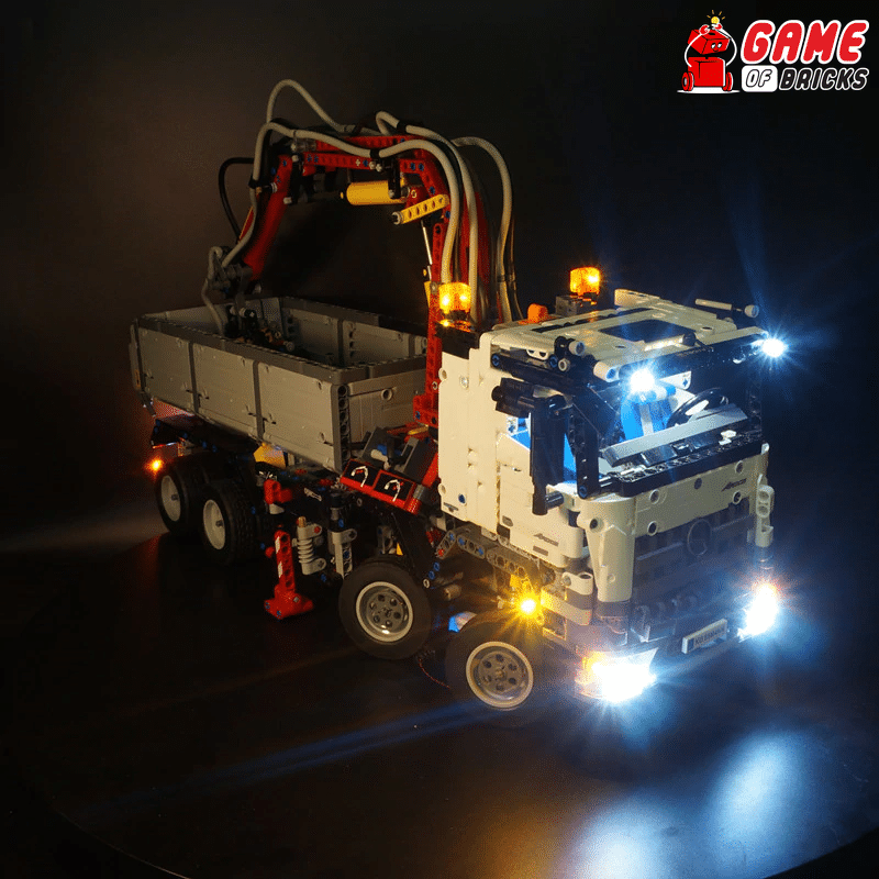 At bygge Afståelse Termisk LED Light Kit for LEGO® Mercedes-Benz Arocs 3245 42043