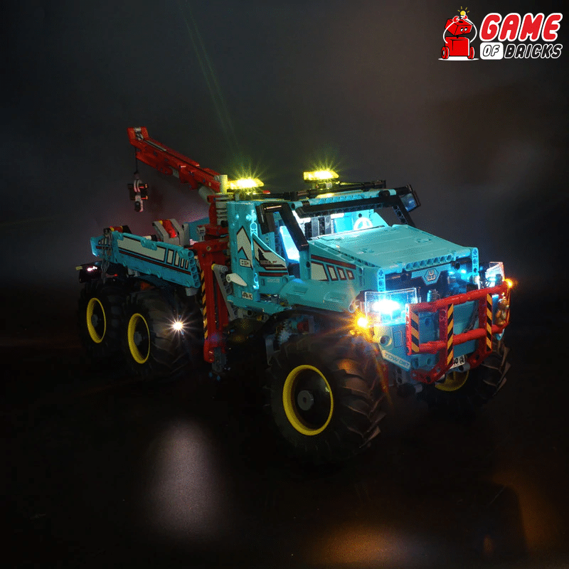 Tempel Retaliate Gutter LED Light Kit for LEGO® 42070 6x6 All Terrain Tow Truck
