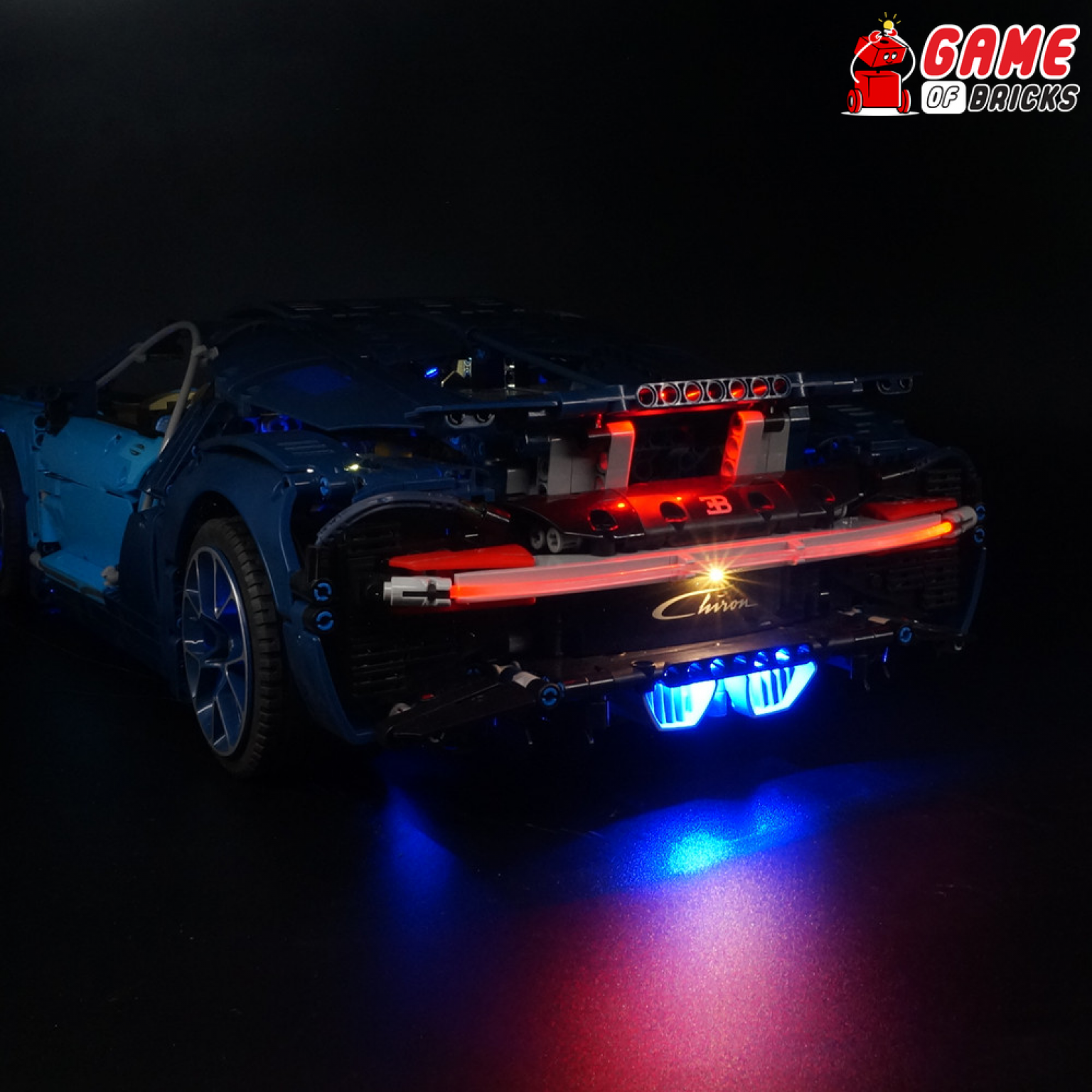 LED Light Kit for LEGO® Bugatti Chiron 42083