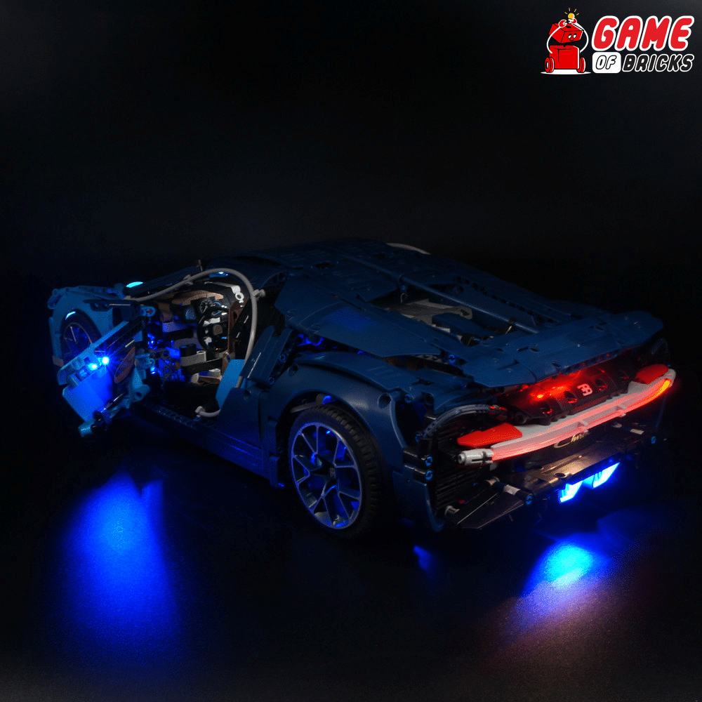 Brick Loot Deluxe LED Lighting Kit for Lego Bugatti Chiron - 42083 - (LEGO  set not included) 