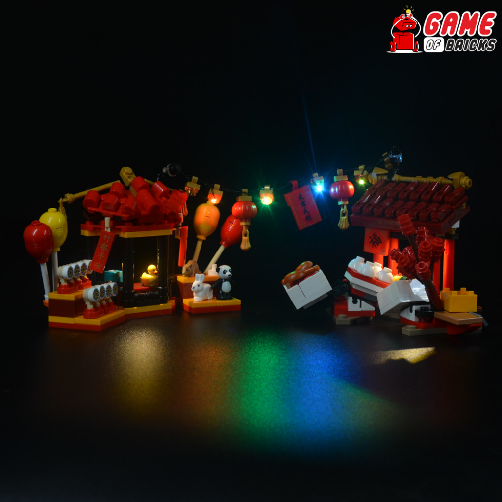 LED Light Kit for LEGO® Chinese New Year Temple Fair 80105 - Lego