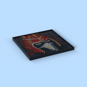 Voltes V Lego Mosaic