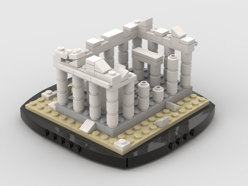 Door inval Supplement Lego® Instructions Mini Acropolis - Greece