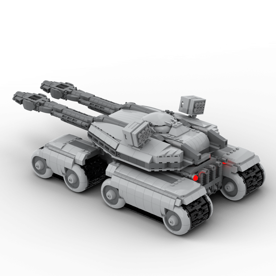 Command and Conquer: Red Alert 2 custom Prism Tank (MBT) Lego building  block C&C