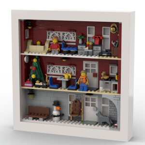Winter Village in Photo Frame (Alternative of 10263)