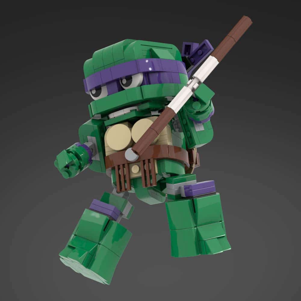 Lego Instructions Donatello of TMNT