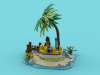 Lego® Instructions Island gun position