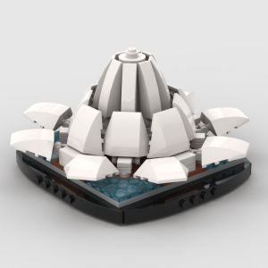 Lego® Instructions Mini Lotus Temple, located in New Delhi